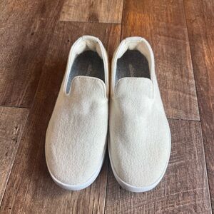 Allbirds women’s wool loungers Cream Slip-On shoes size 8